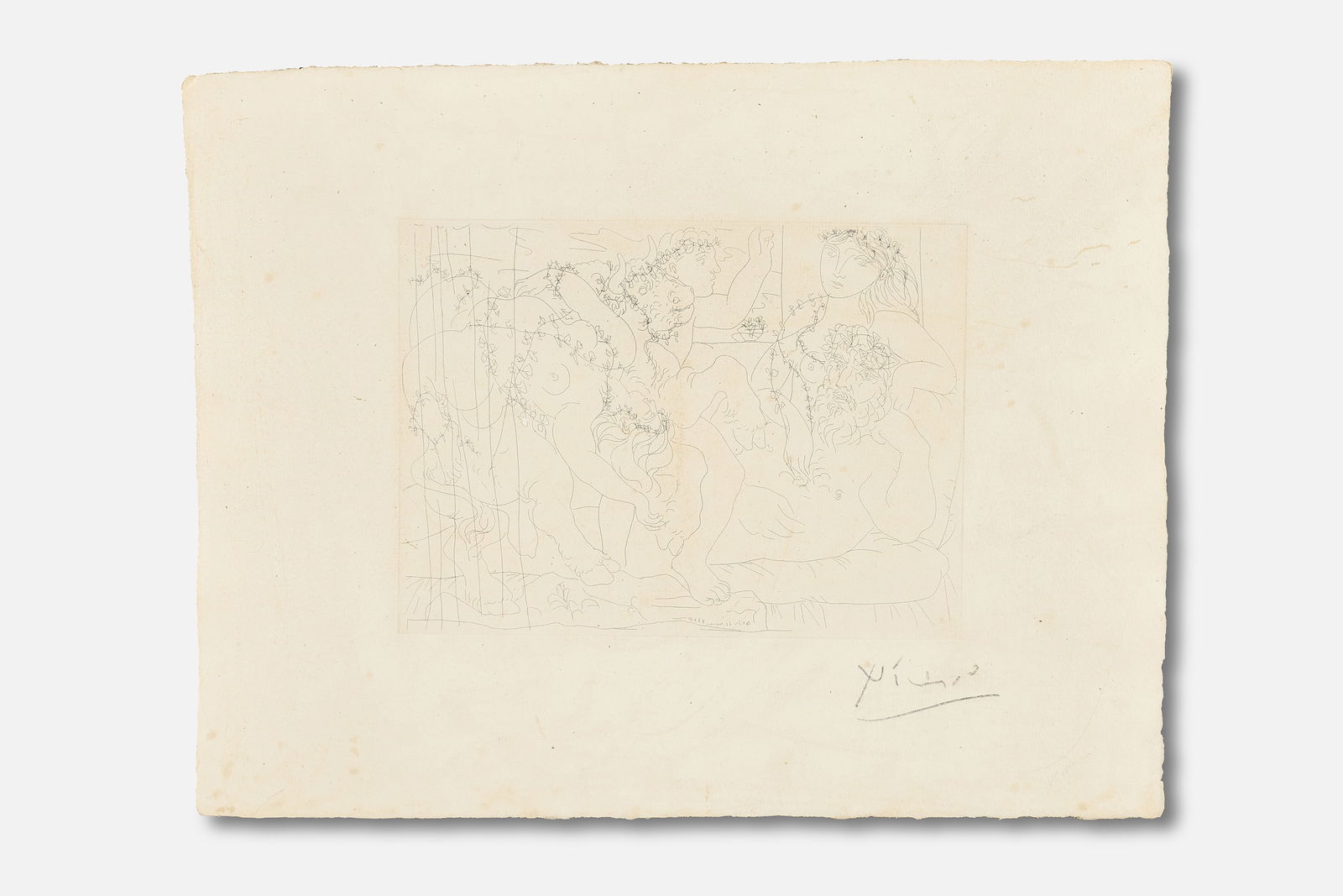 PABLO PICASSO, 'LE REPOS DU