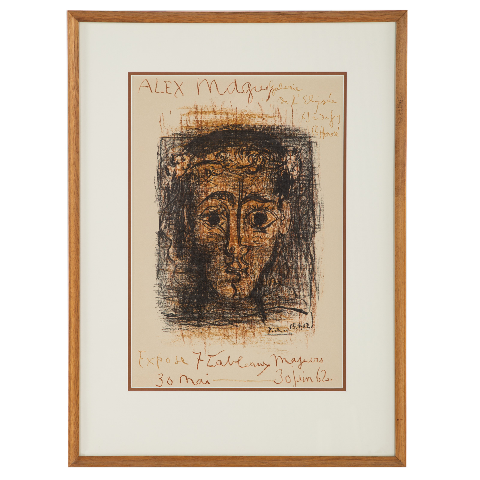 PABLO PICASSO. "L'ELYSEE ALEX