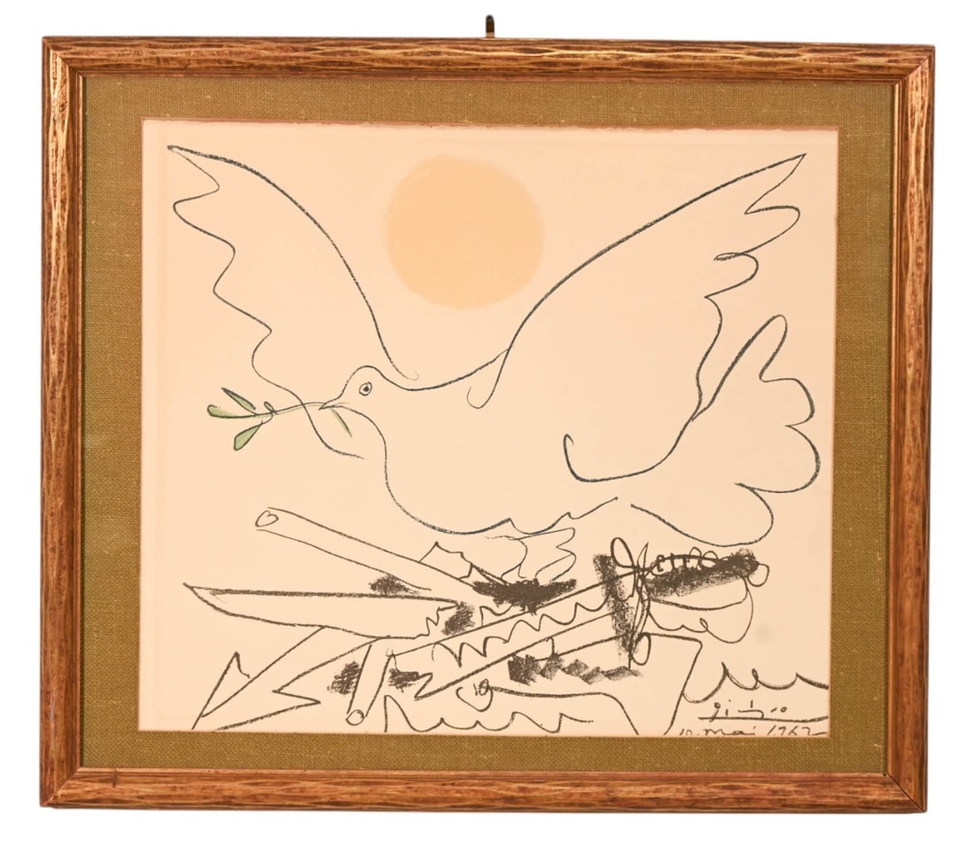 PABLO PICASSO LITHOGRAPH DOVE OF