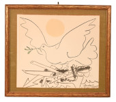 PABLO PICASSO LITHOGRAPH DOVE