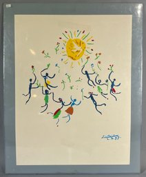 Pablo Picasso lithograph print, 'La