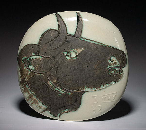 Pablo Picasso Madoura Bull Plaque