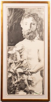 PABLO PICASSO "MAN WITH LAMB"