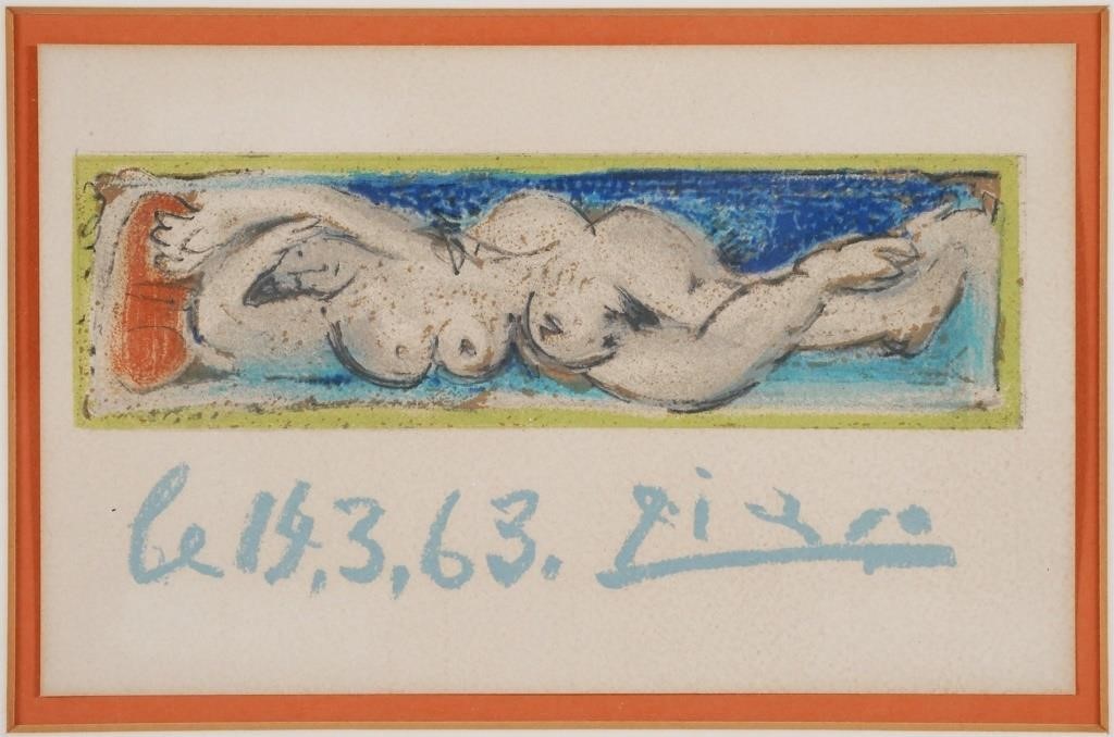 PABLO PICASSO, NUDE