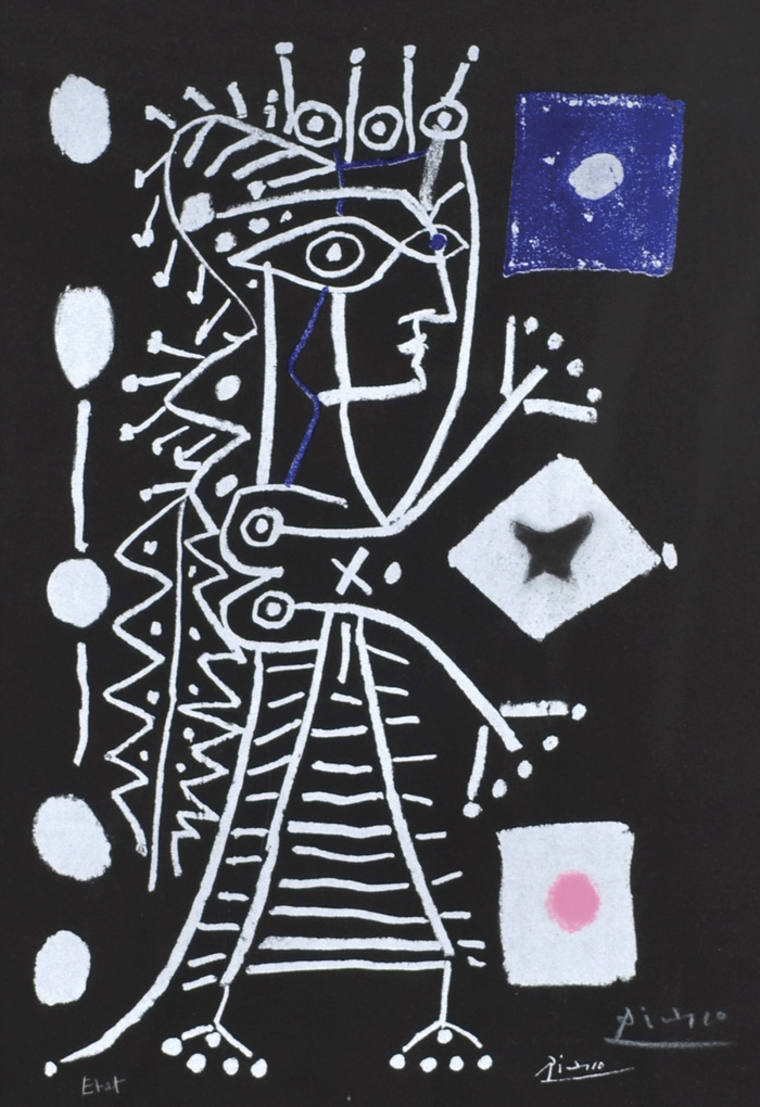 PABLO PICASSO ORIGINAL COLOR
