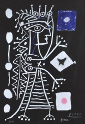 PABLO PICASSO ORIGINAL COLOR L