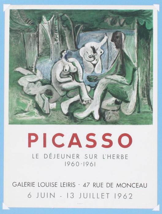 PABLO PICASSO POSTER: Le Dejeuner