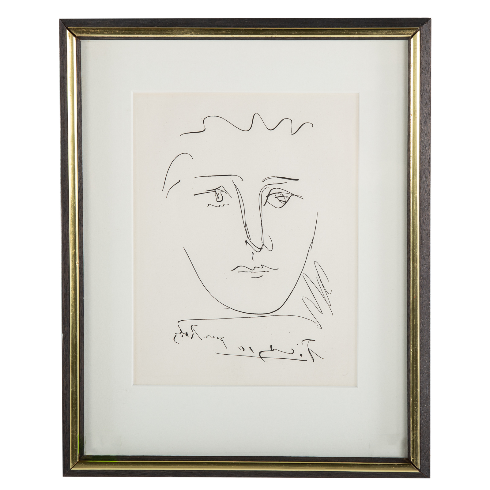 PABLO PICASSO. "POUR ROBIE,"