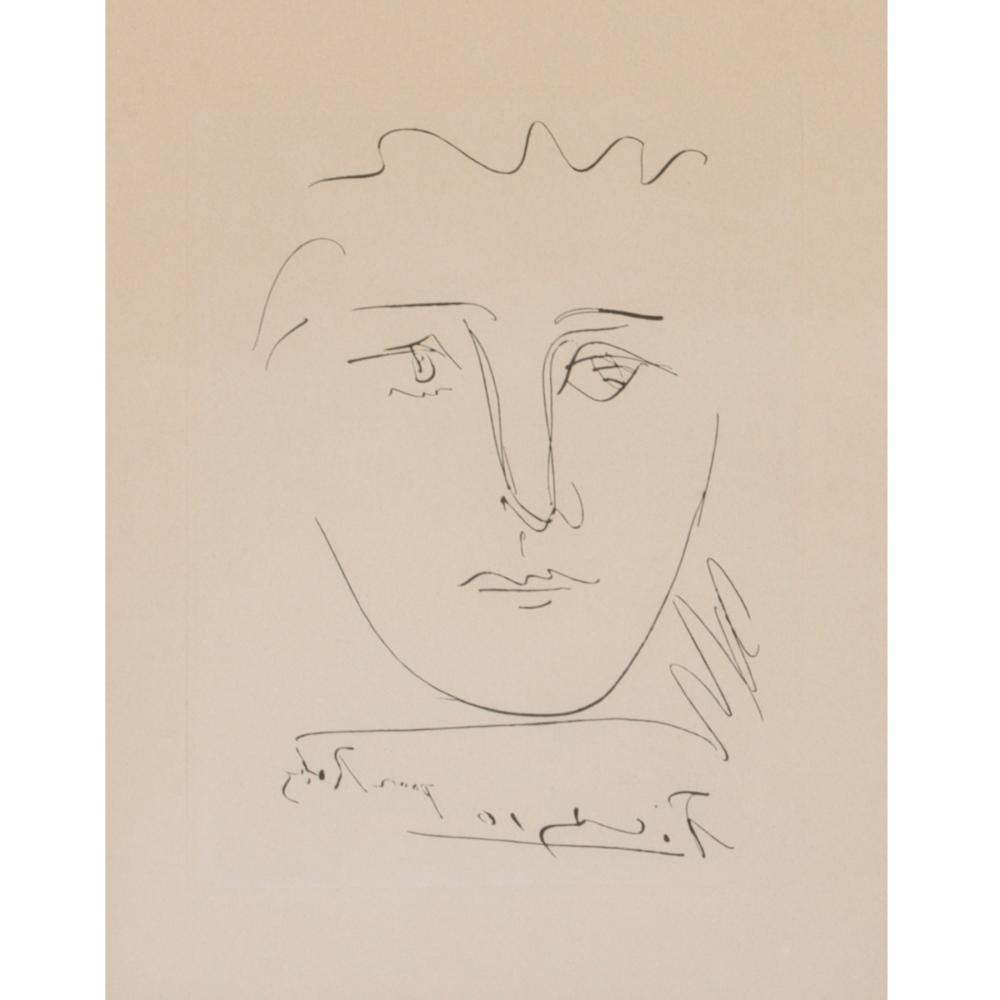 PABLO PICASSO, POUR ROBIE, FACE