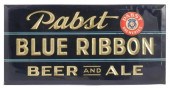 PABST BLUE RIBBON BEER TIN LIT