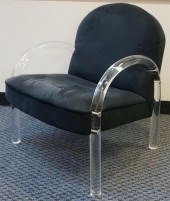 PACE COLLECTION LUCITE AND BLA
