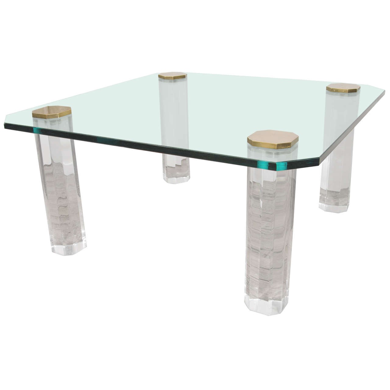 PACE MID-CENTURY GLASS & LUCITE