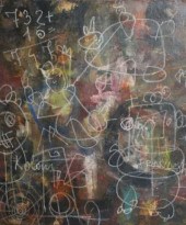 PACHECO Julian. 1969 O/C ''Mur