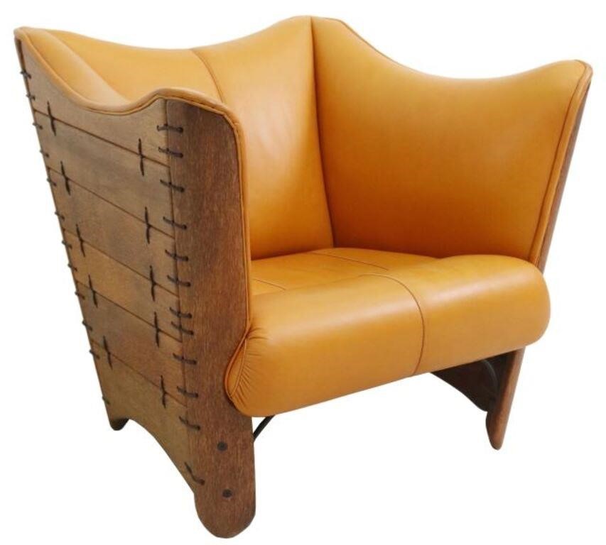 PACIFIC GREEN COGNAC LEATHER