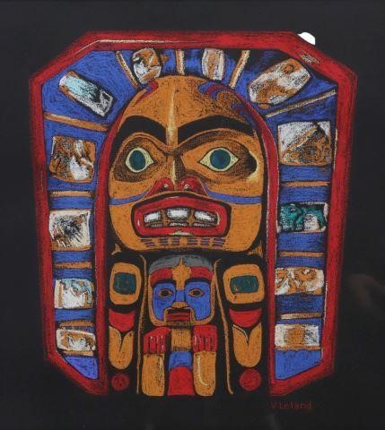 PACIFIC NORTHWEST COAST MASK PASTEL