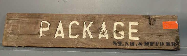 "PACKAGE" SIGN NY, NEW HAVEN,