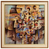 PACO GOROSPE, OIL ON CANVAS Pa