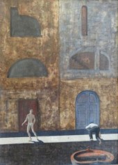 PAGLIACCI Aldo. Tempera(?)/Mas