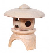 Pagoda form terracotta glazed