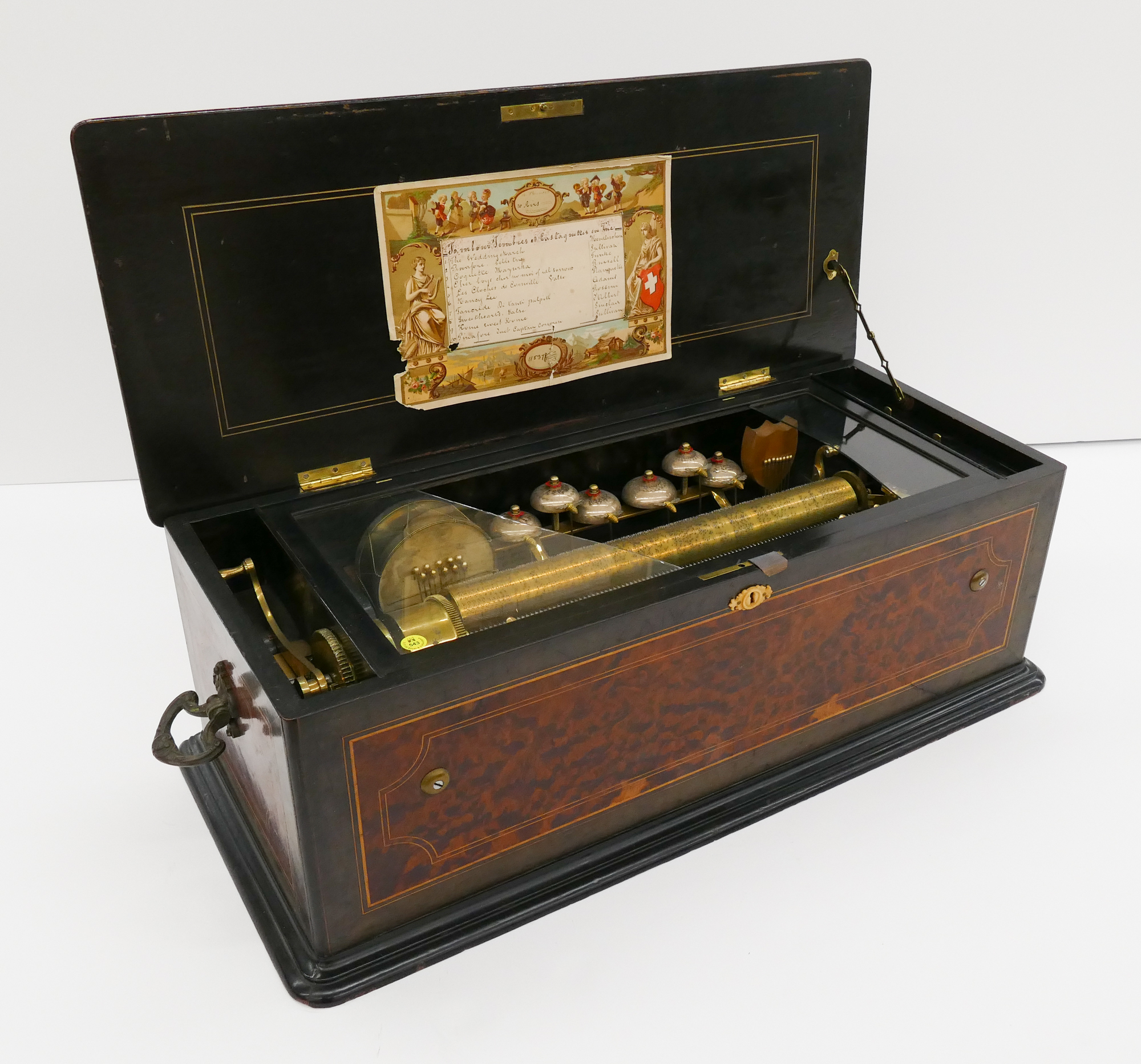 Paillard Swiss Tabletop 'Tambour