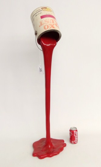 Paint can advertising display. 40''