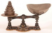 PAINT DECORATED CAST IRON BALA
