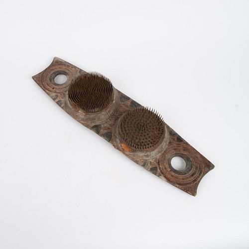 PAINT DECORATED DOUBLE FLAX