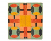 PAINT-DECORATED FOLDING PARCHE