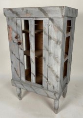 PAINT-DECORATED JELLY CUPBOARD