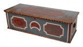 PAINT-DECORATED LIFT-TOP CHEST