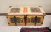 PAINT DECORATED LIFT-TOP PINE
