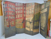 PAINT DECORATED SCREEN, SHOWIN