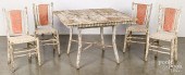 PAINTED ADIRONDACK STYLE TABLE