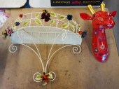 PAINTED AND DECORATED GIRAFFE