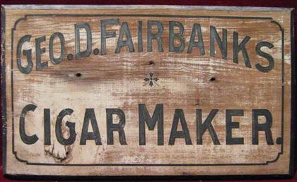 Painted and decorated wooden