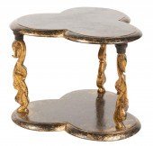 PAINTED AND GILT OCCASIONAL TA