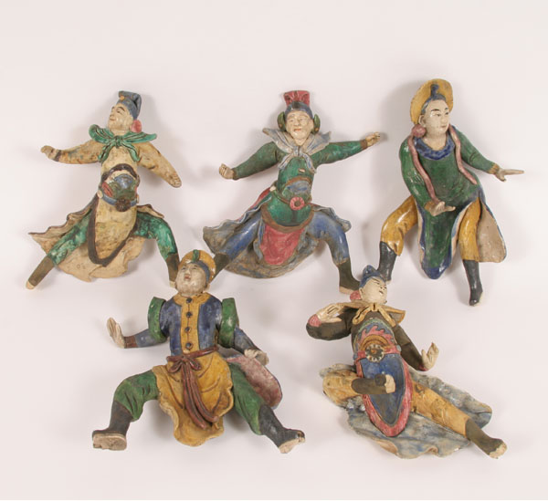 Painted and glazed earthenware