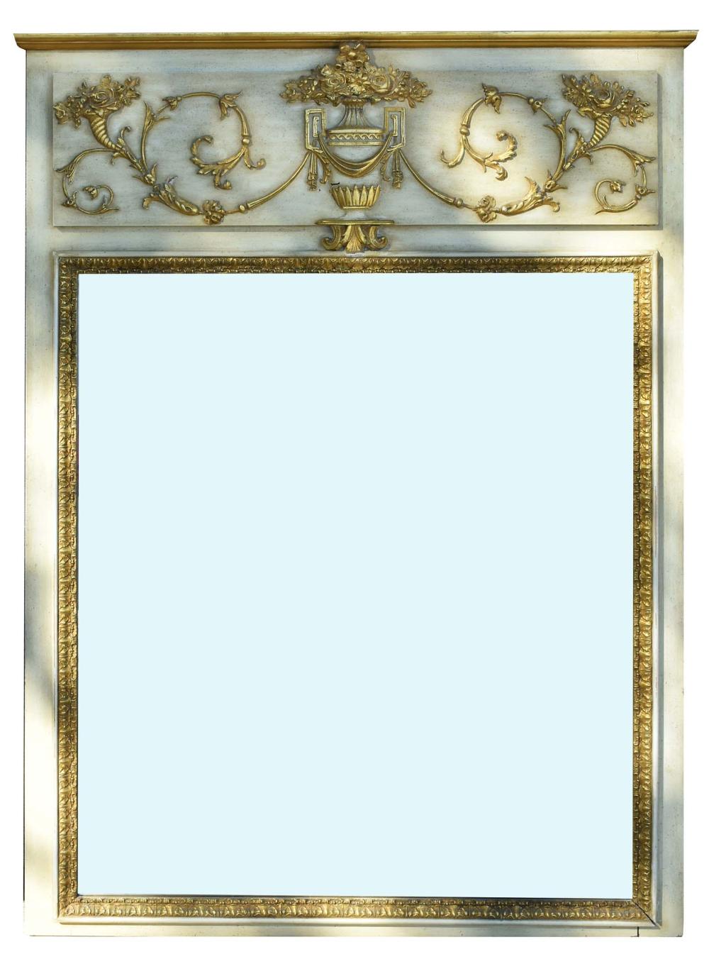 PAINTED AND PARCEL-GILT