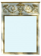 PAINTED AND PARCEL-GILT OVERMA