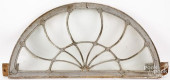 PAINTED ARCHED TRANSOM WINDOW,