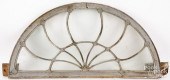 PAINTED ARCHED TRANSOM WINDOW,
