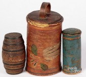 PAINTED BARK CANISTER, EARLY 2