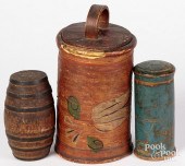 PAINTED BARK CANISTER, EARLY 2