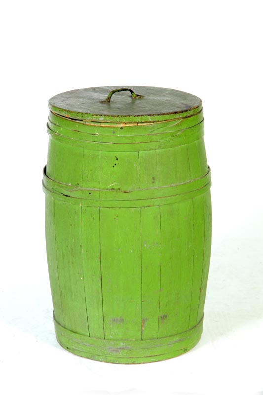 PAINTED BARREL.  American   19th