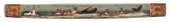 PAINTED BARREL STAVE LATE 20TH
