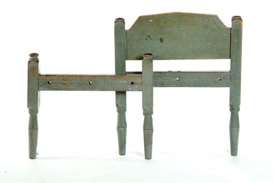 PAINTED BED.  American  mid 19th