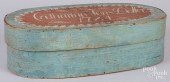 PAINTED BENTWOOD BRIDES BOX, D