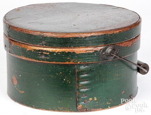 PAINTED BENTWOOD HANDLED PANTRY