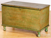 PAINTED BLANKET CHEST, POSSIBL