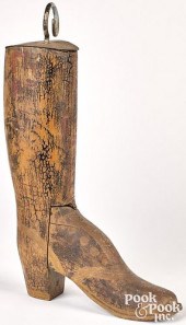 PAINTED BOOTMAKER TRADE SIGN,